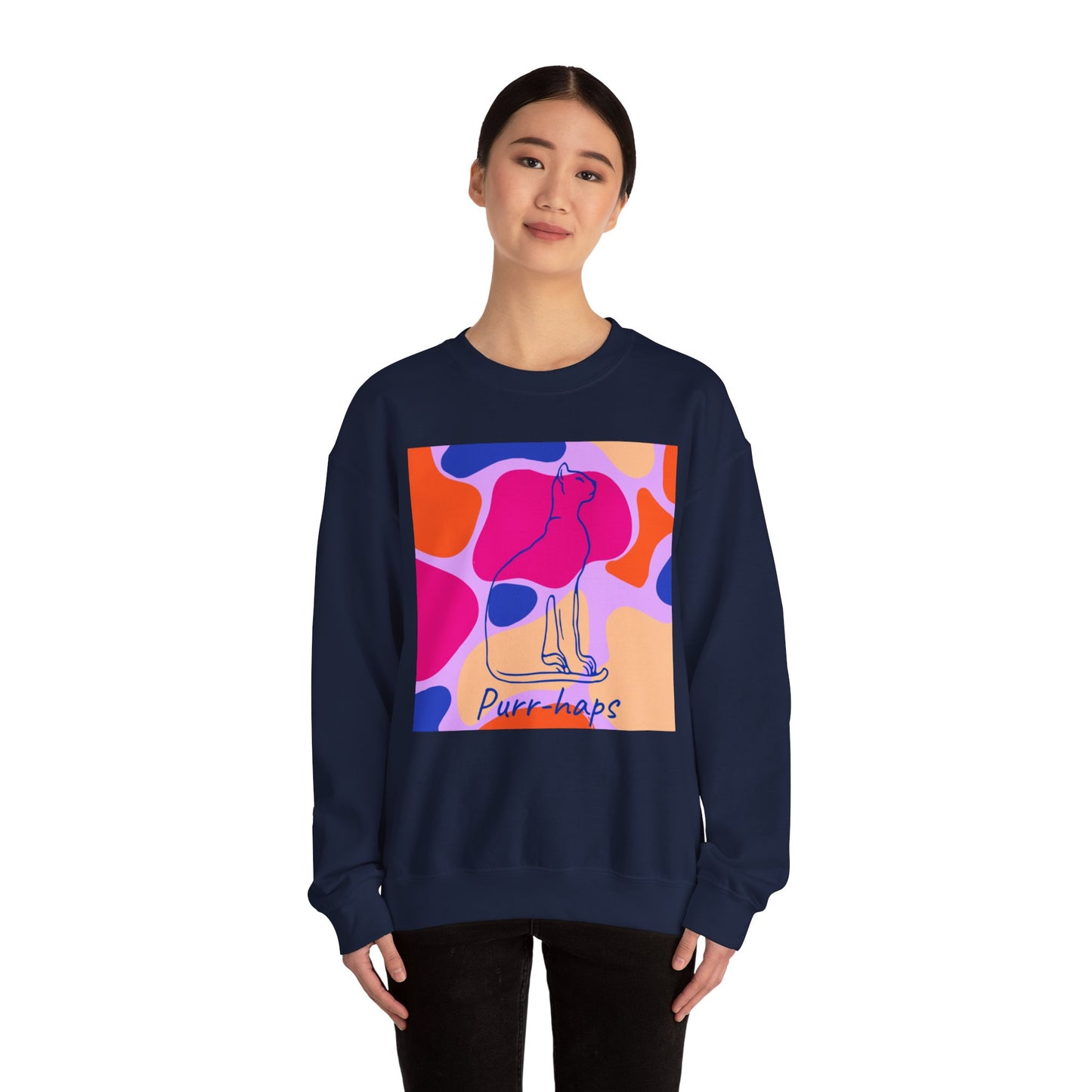 Purr-haps Unisex Heavy Blend™ Crewneck Sweatshirt