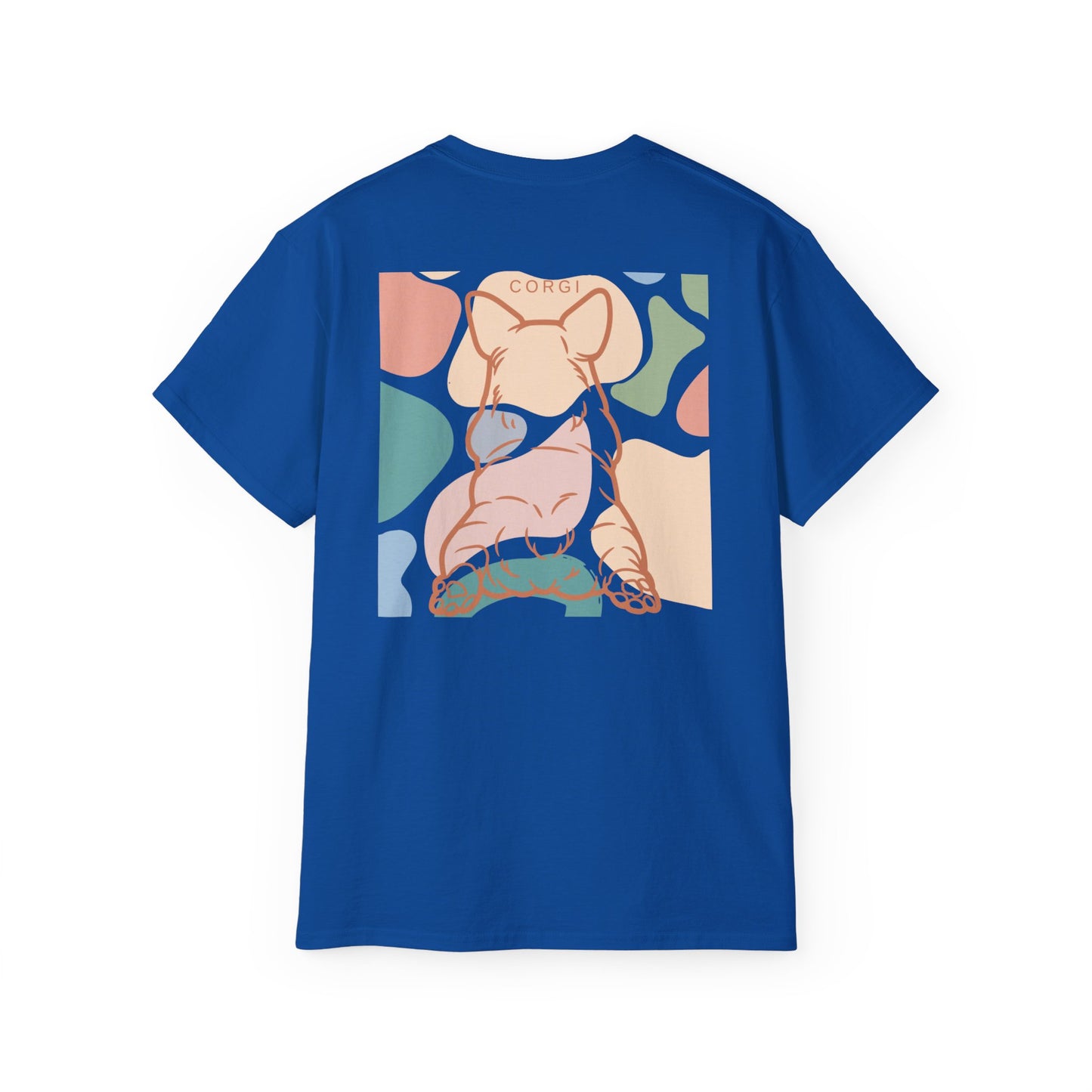 Cute Corgi Unisex Ultra Cotton Tee Two Sided