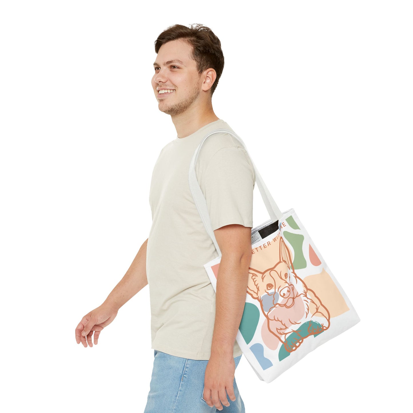 Cute Corgi Tote Bag