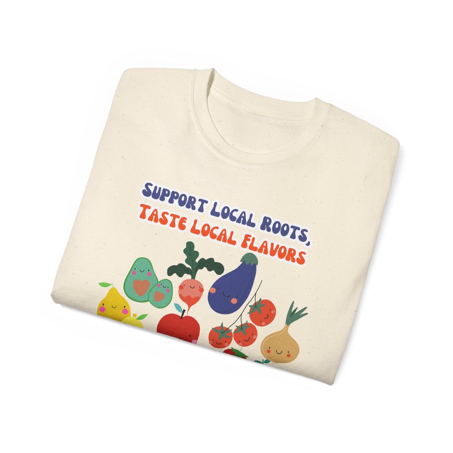 Local Roots Local Flavors Unisex Ultra Cotton Tee