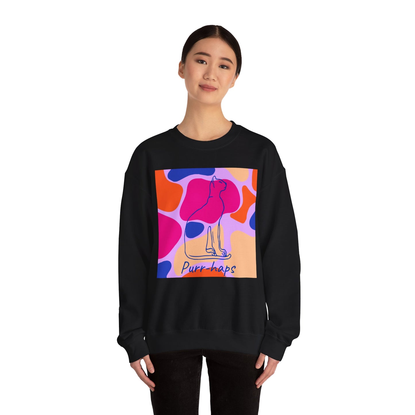 Purr-haps Unisex Heavy Blend™ Crewneck Sweatshirt