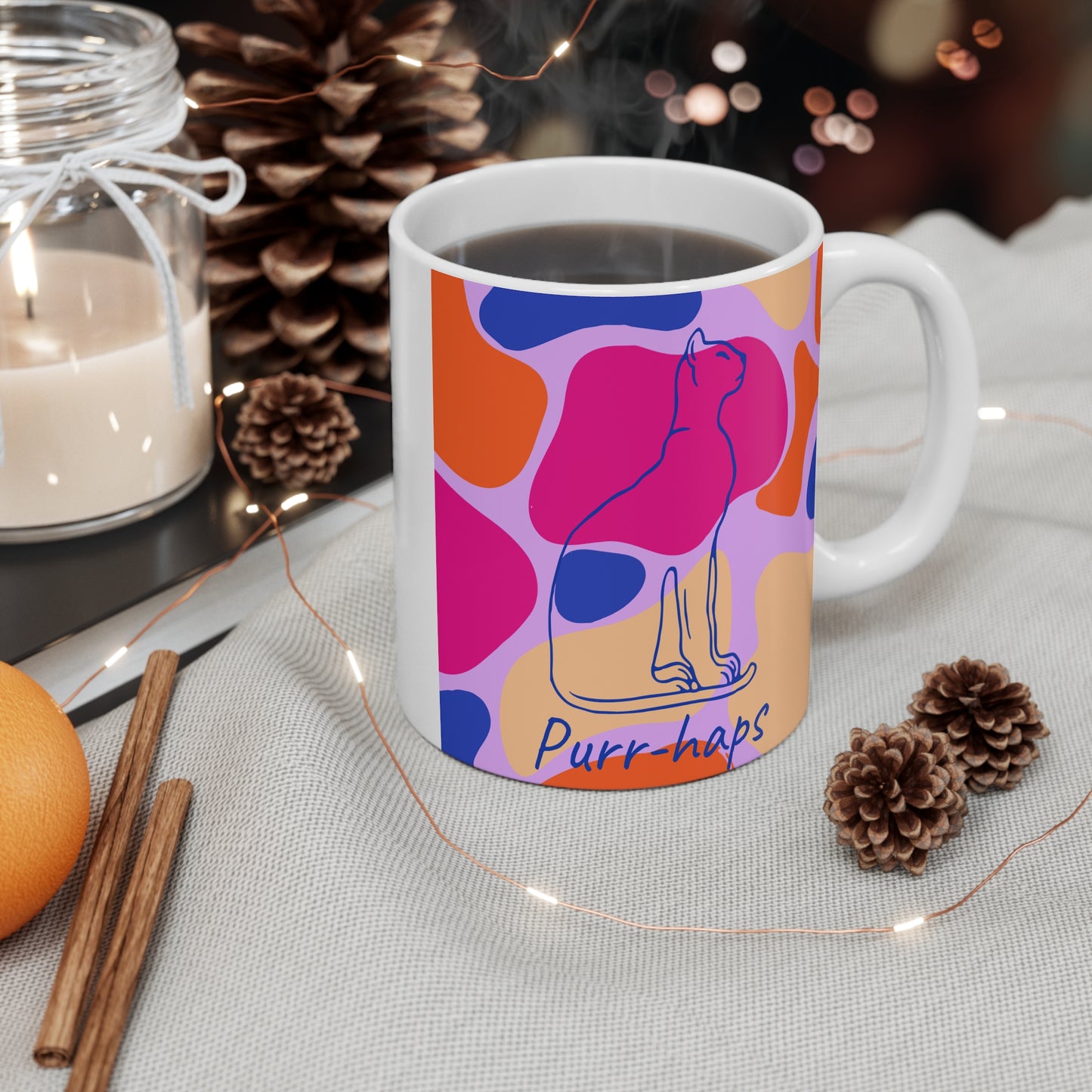 Purr-haps Cat Mug 11oz