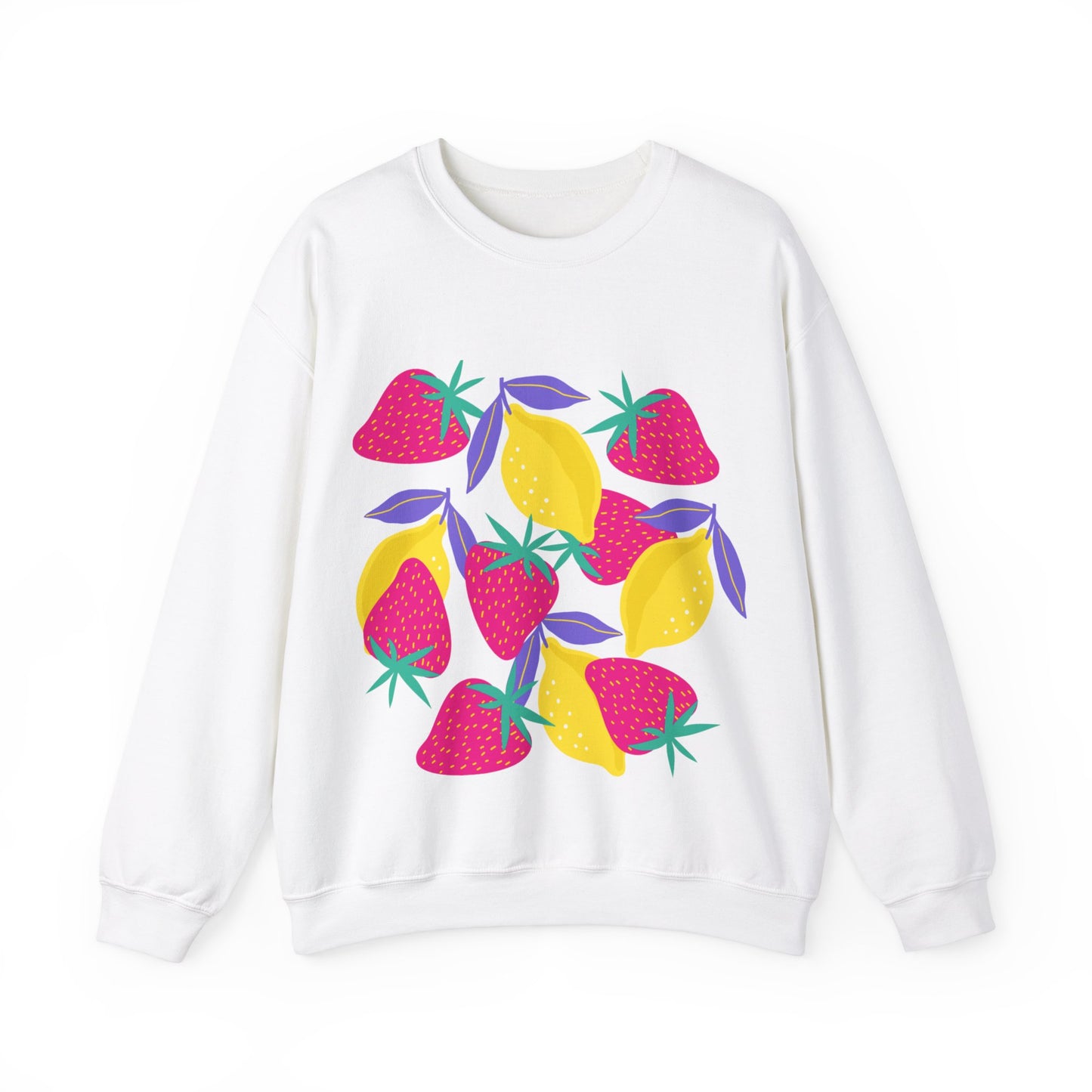 Lemons and Strawberries Unisex Heavy Blend™ Crewneck Sweatshirt EU