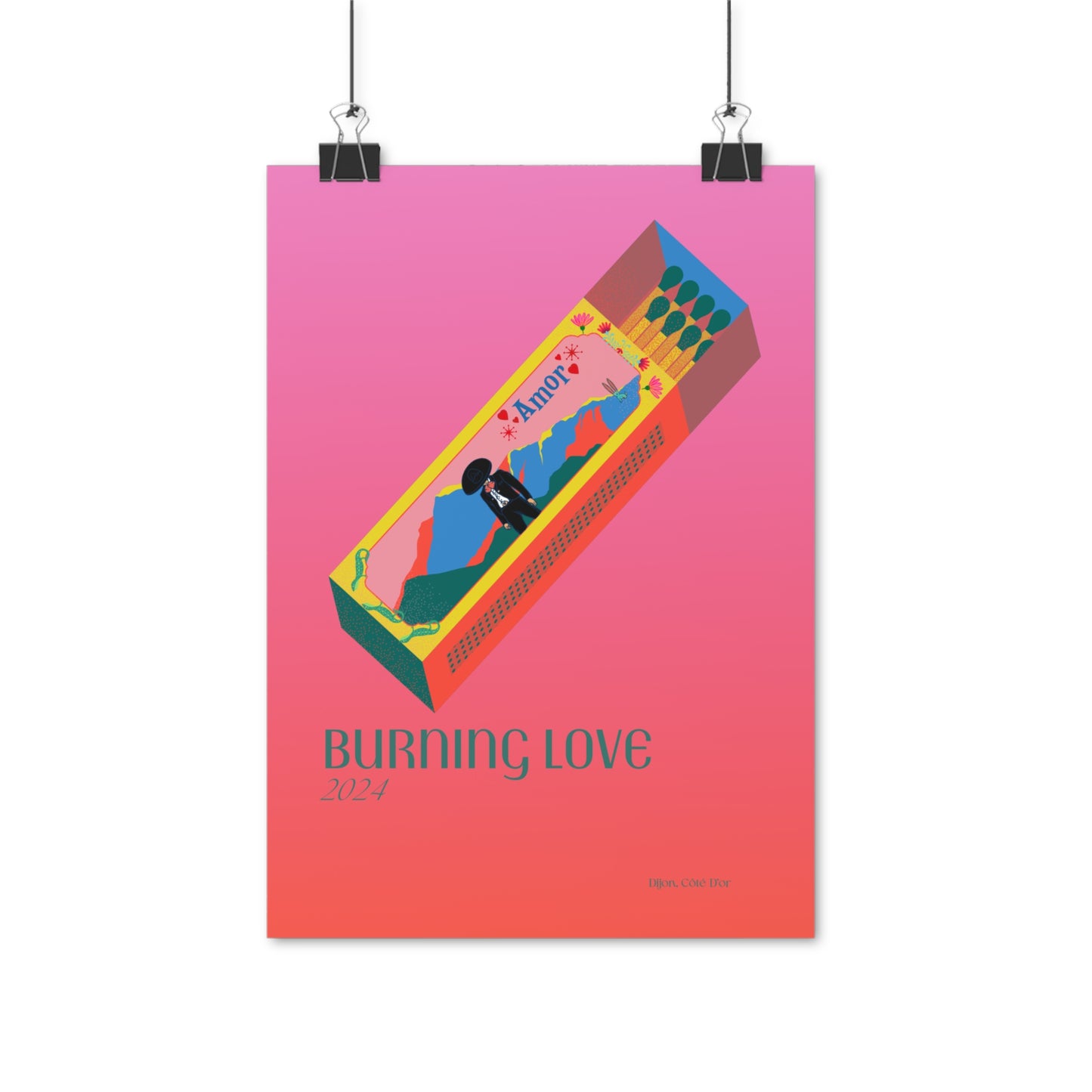 Burning Love Vertical Posters EU