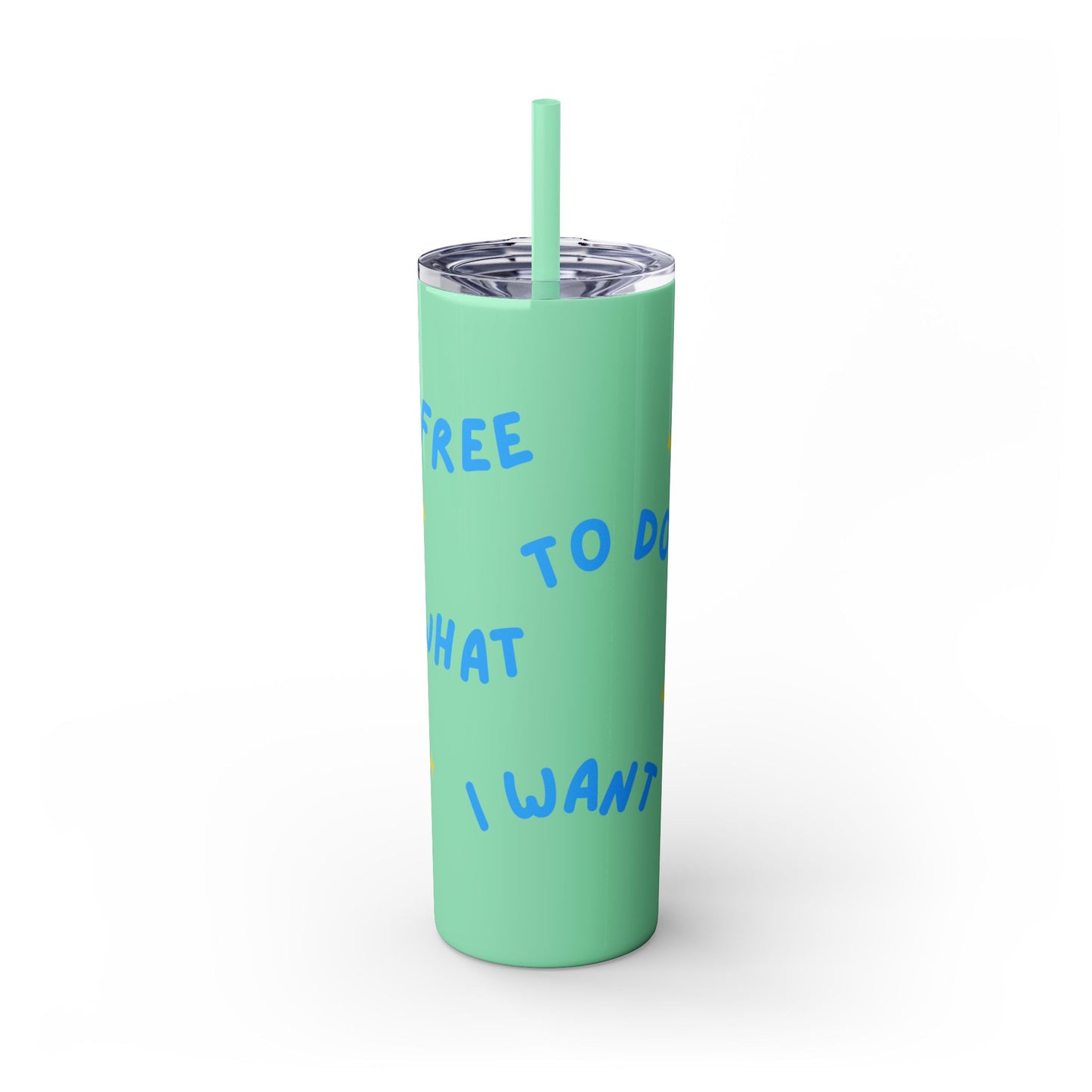 Free To Do What I Want Tumbler with Straw, 20oz