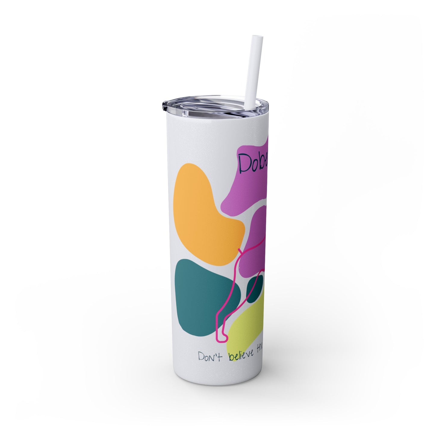 Doberman Tumbler with Straw, 20oz