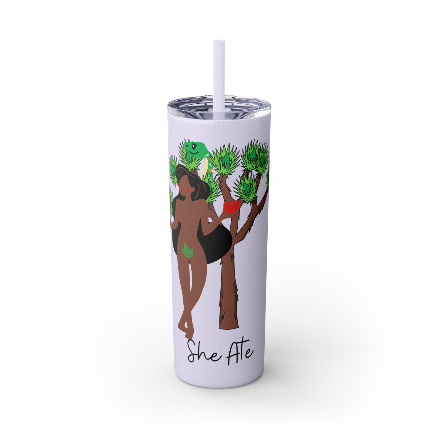 Eve She Ate Tumbler with Straw, 20oz