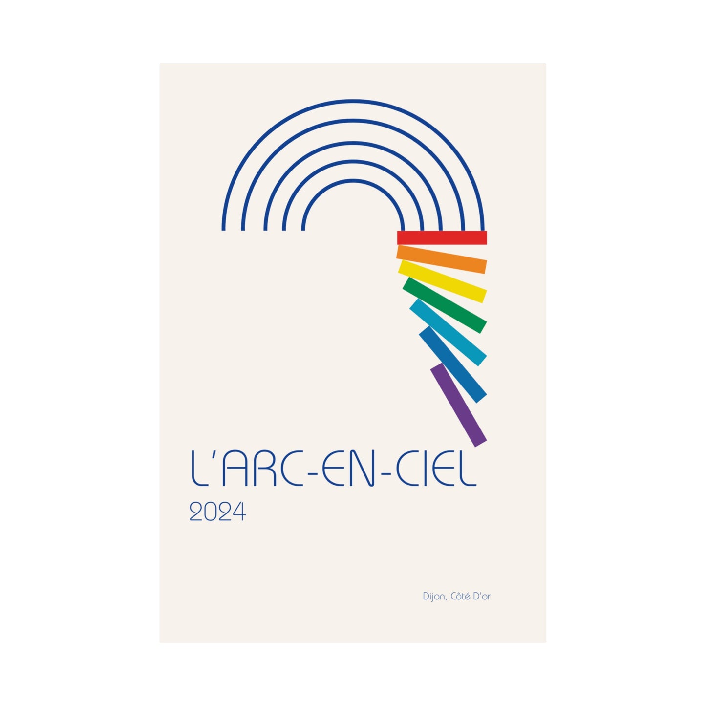 L'Arc-en-ciel Vertical Posters