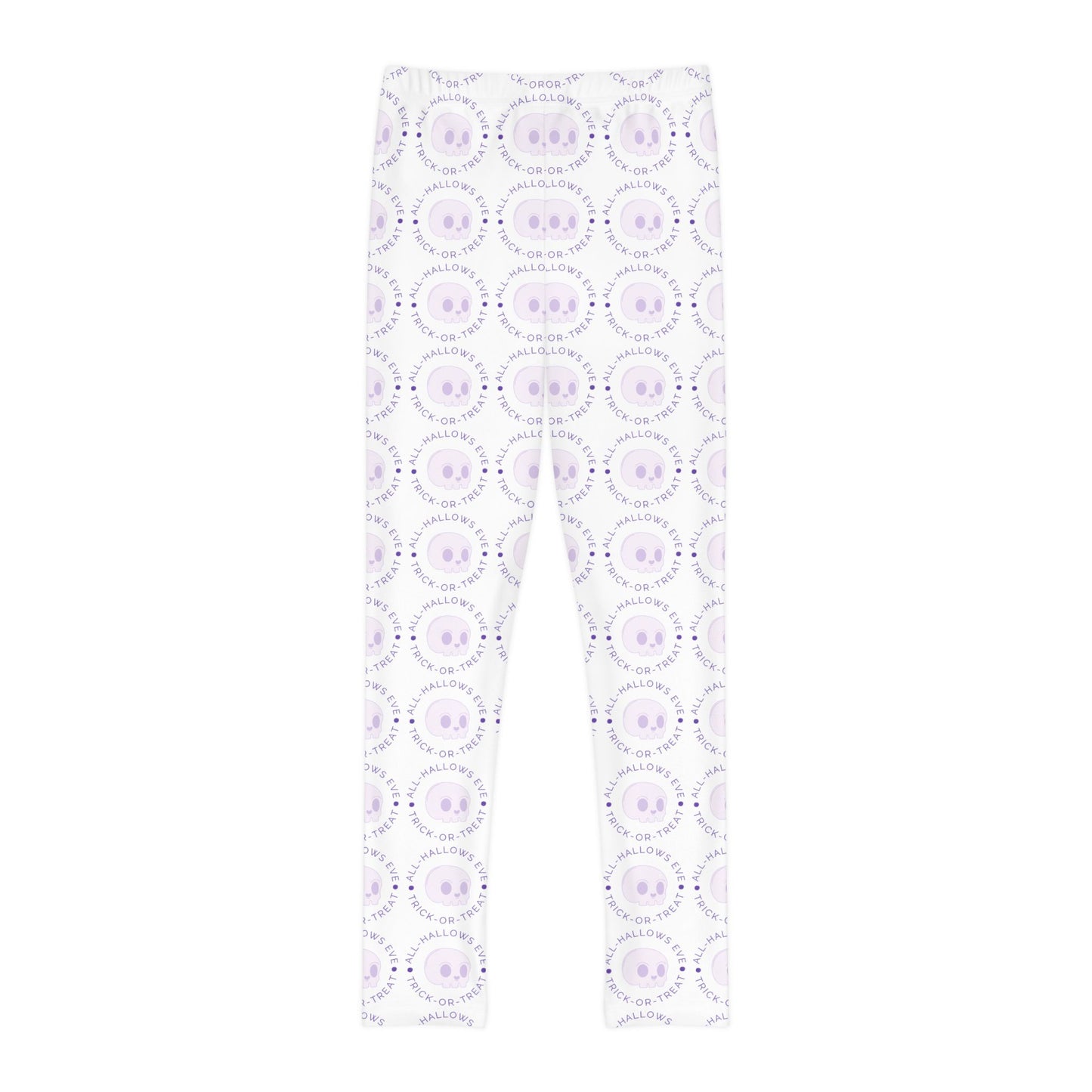 Halloween Skull Kids Full-Length Leggings