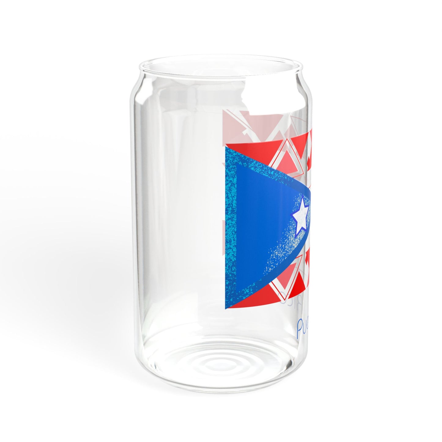 Modern Puerto Rico Sipper Glass, 16oz