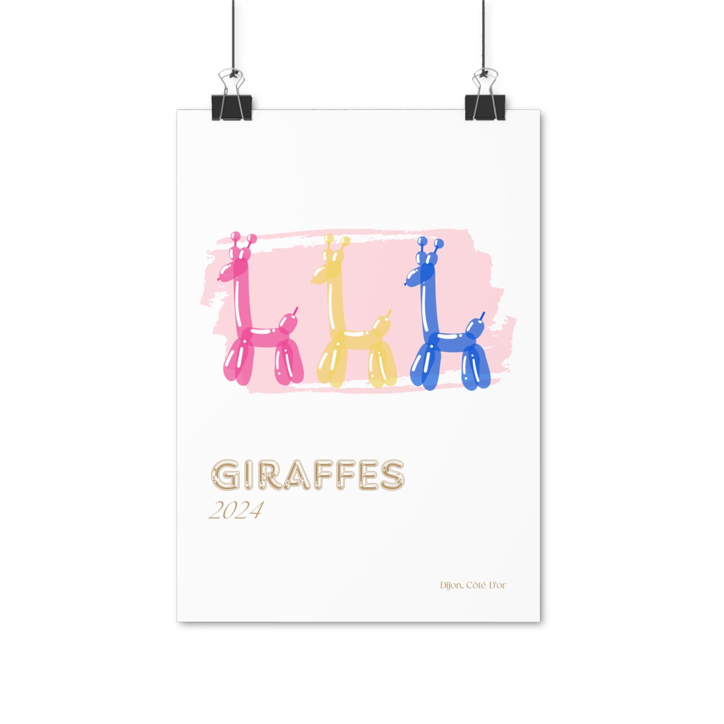 Giraffes Vertical Posters Eu