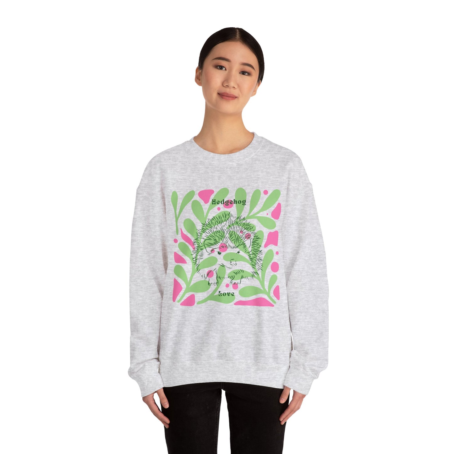 Hedgehog Love Unisex Heavy Blend™ Crewneck Sweatshirt EU