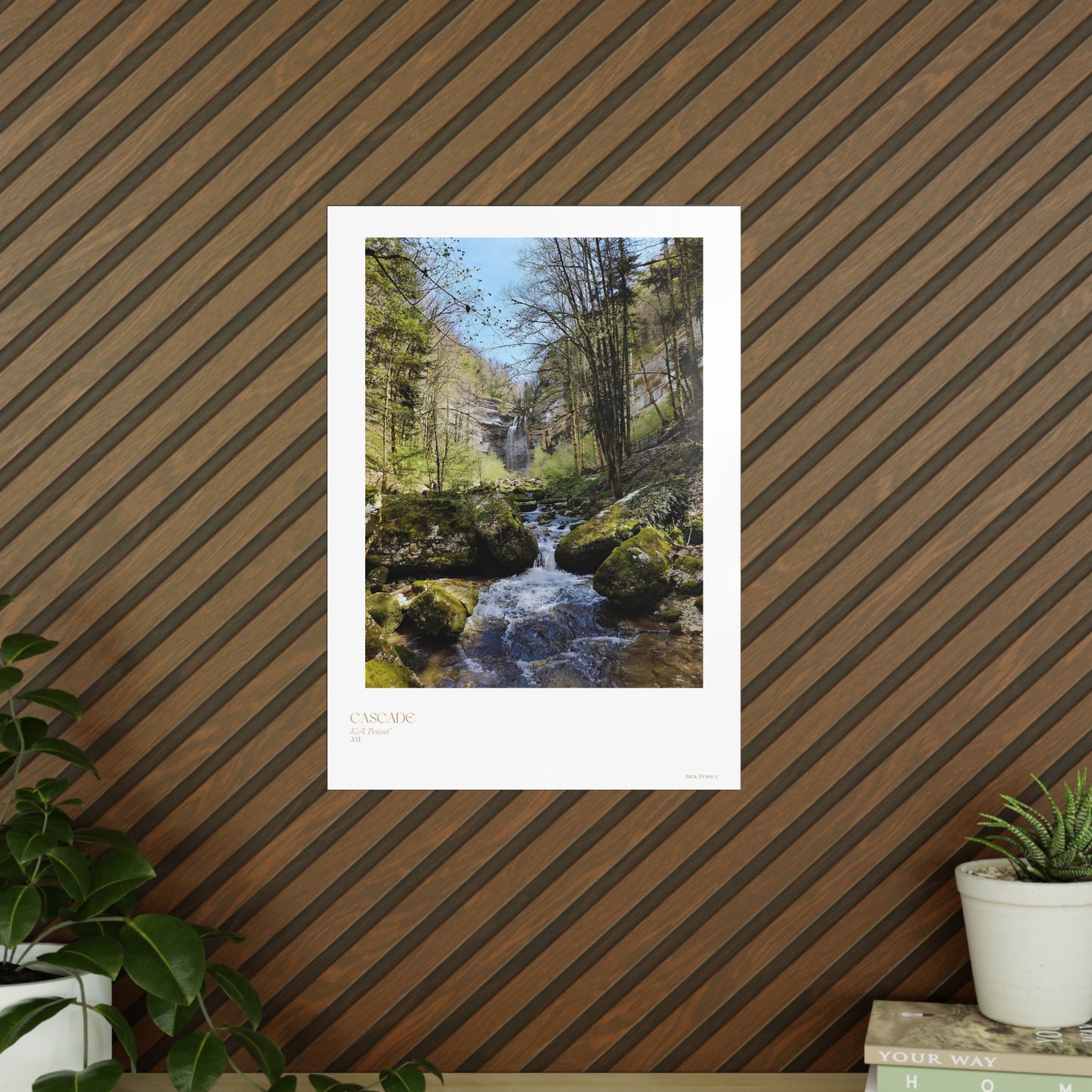 Cascade Photograph Vertical Posters EU