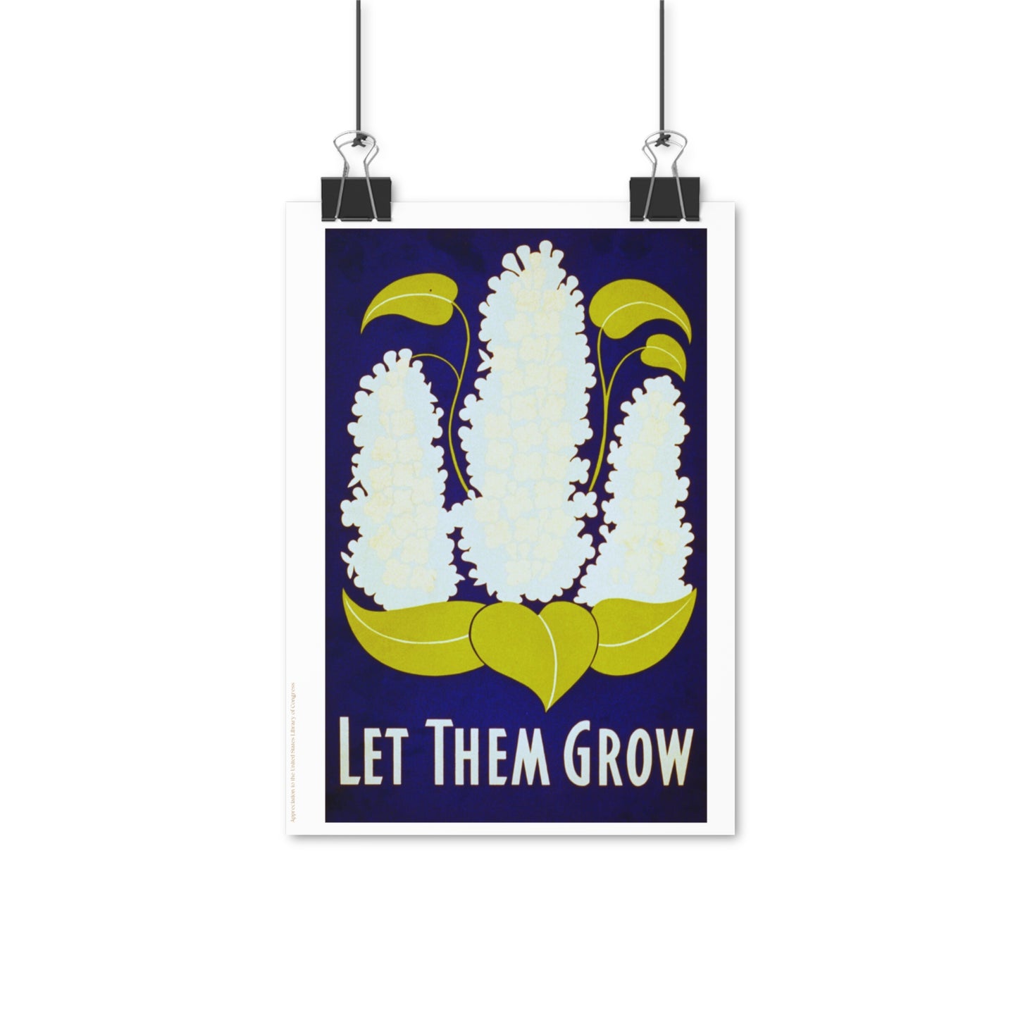 Let Them Grow Garden Illustration Vertical Poster EU