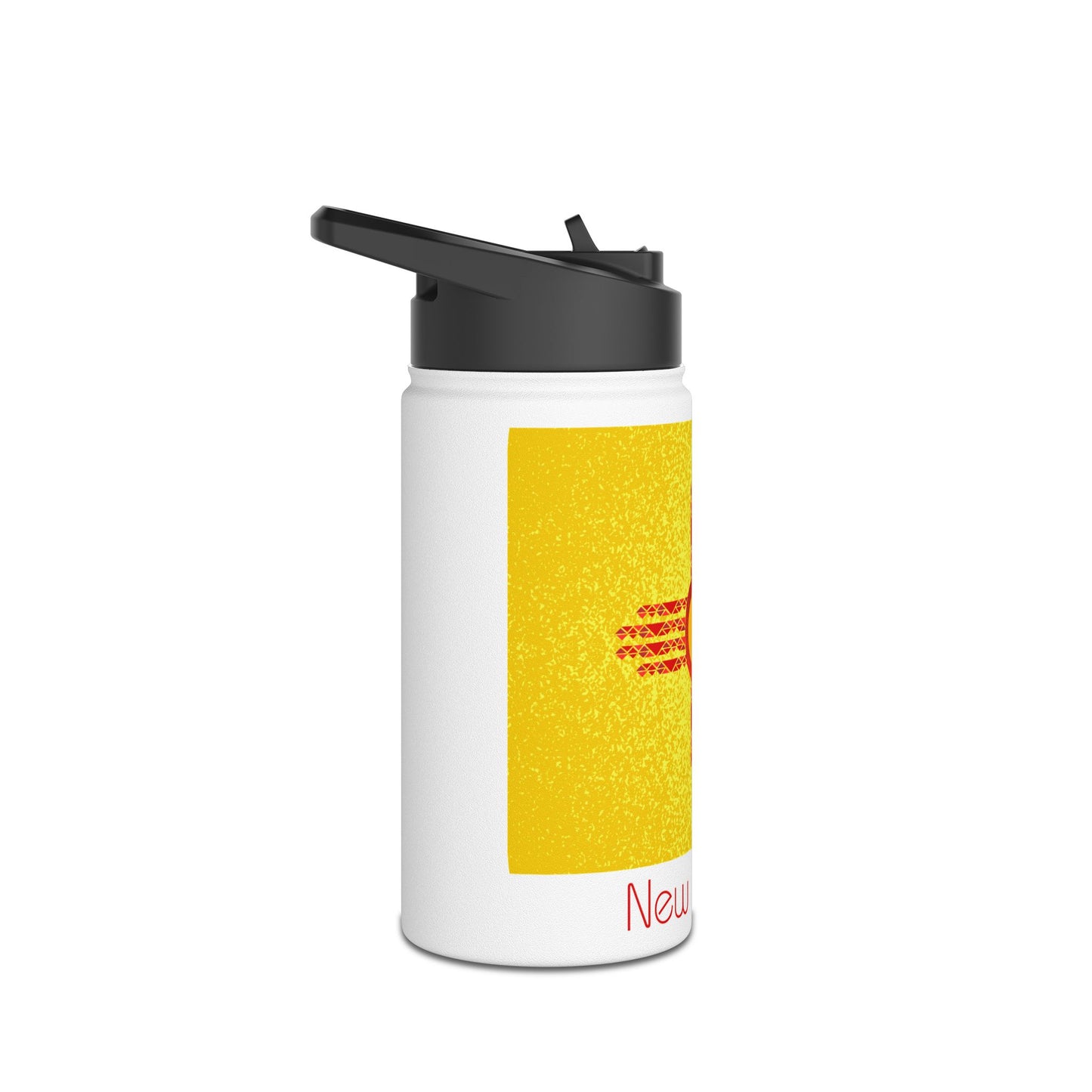 Modern New Mexico Stainless Steel Water Bottle, Standard Lid