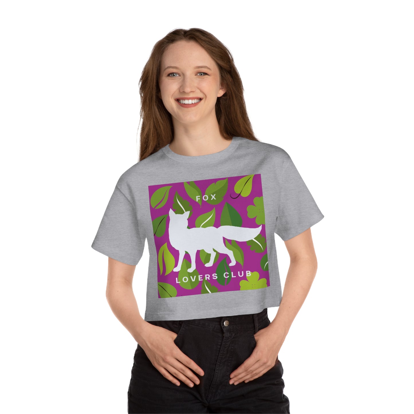 Fox Lovers Club Champion Women's Heritage Cropped T-Shirt