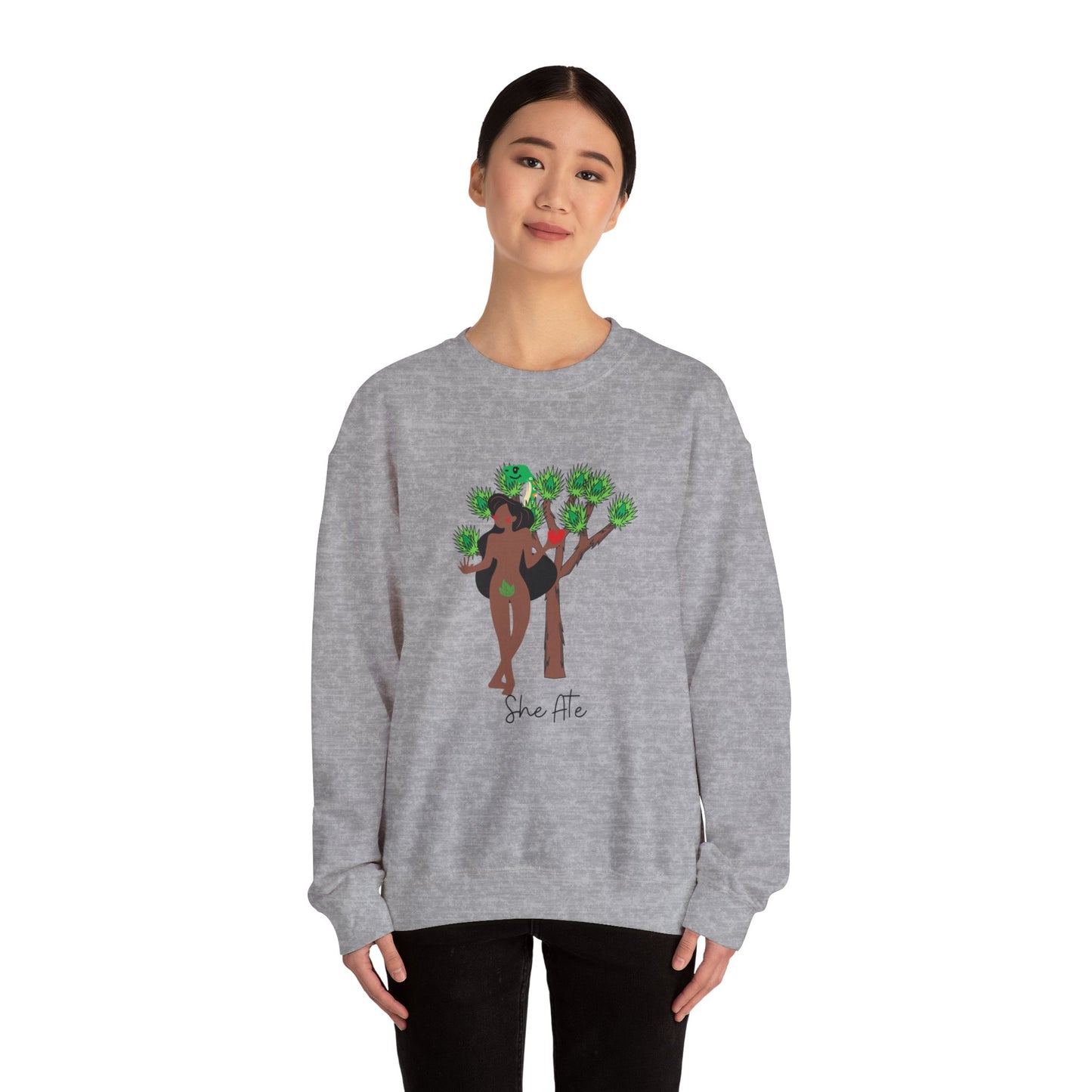 Eve She Ate Unisex Heavy Blend™ Crewneck Sweatshirt