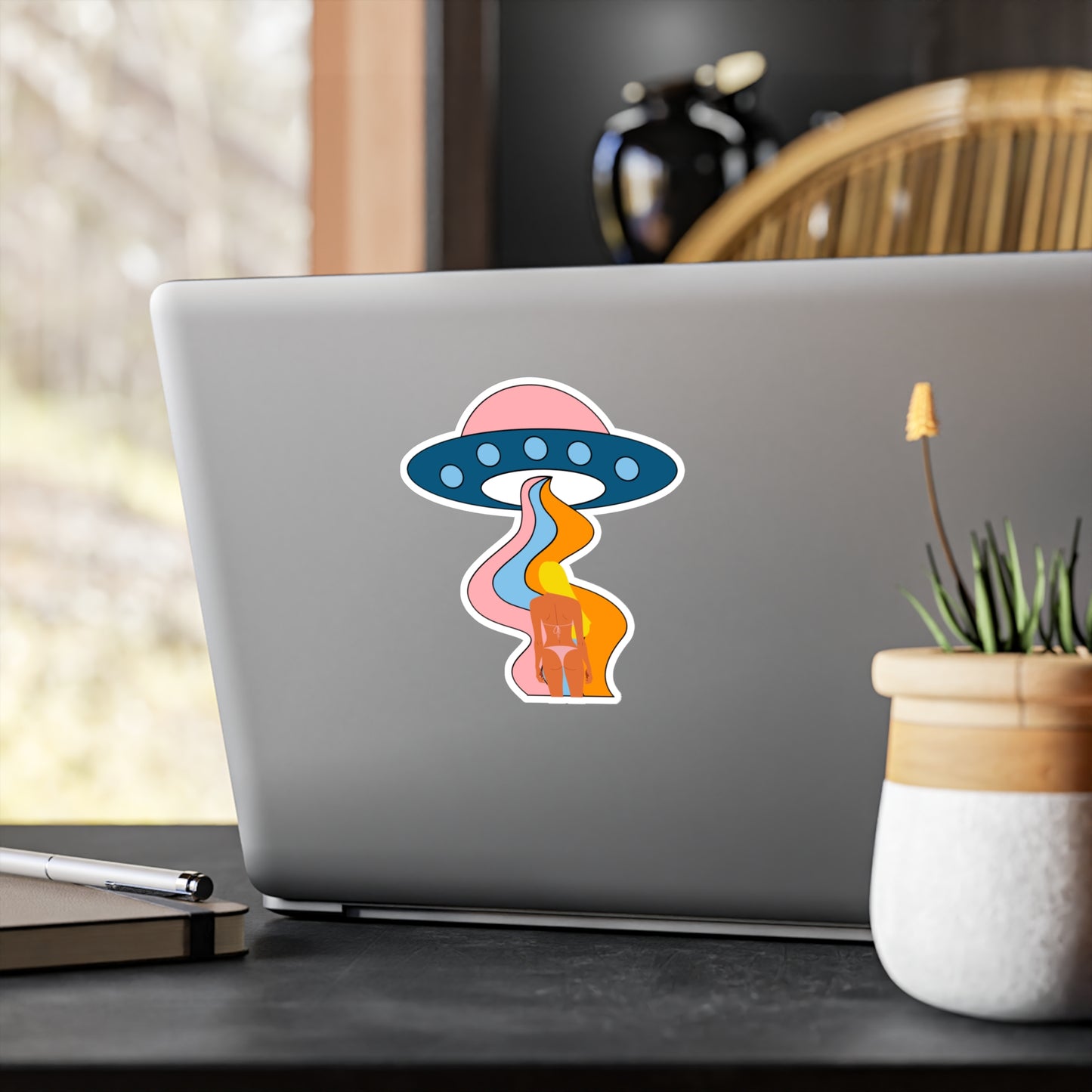 Bikini Abduction Holographic Die-cut Stickers EU