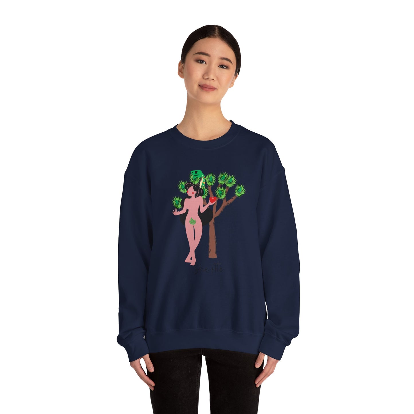 Eve She Ate Unisex Heavy Blend™ Crewneck Sweatshirt