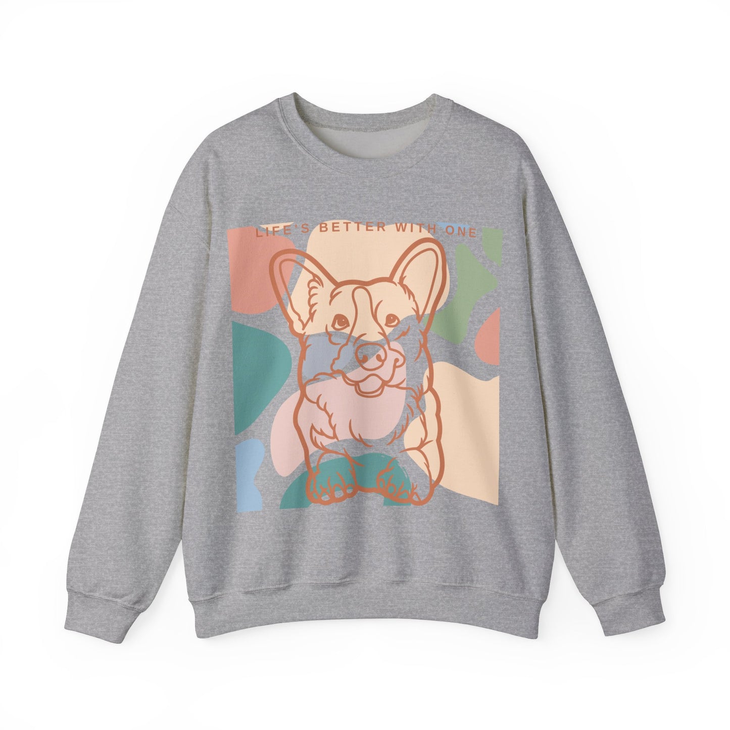 Cute Corgi Unisex Heavy Blend™ Crewneck Sweatshirt EU