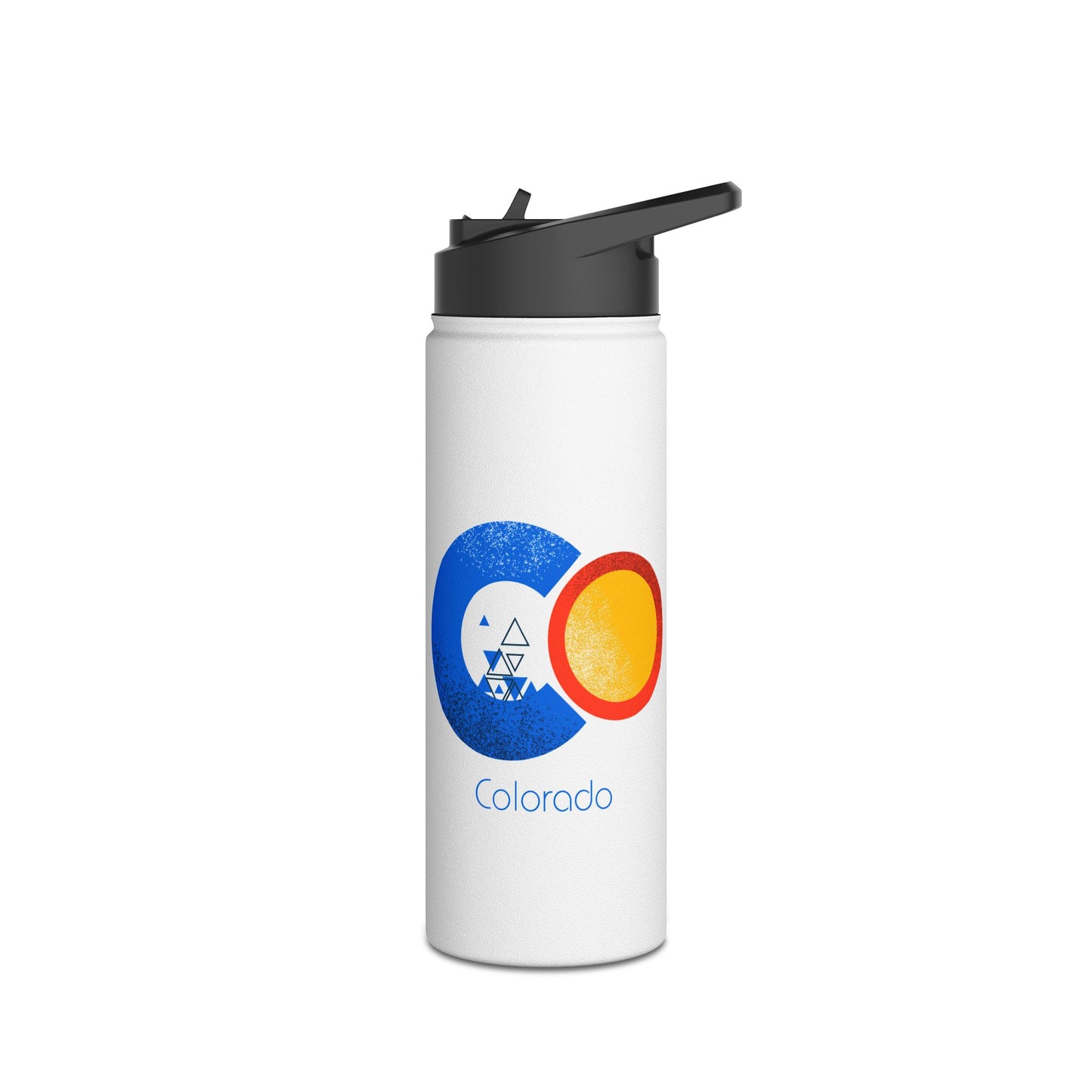 Modern Colorado Stainless Steel Water Bottle, Standard Lid