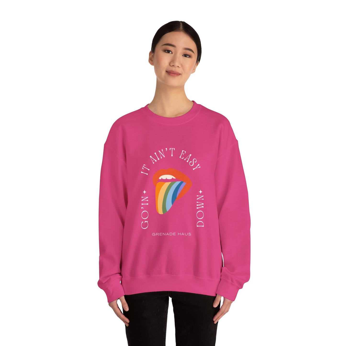 It Ain't Easy Unisex Heavy Blend™ Crewneck Sweatshirt EU