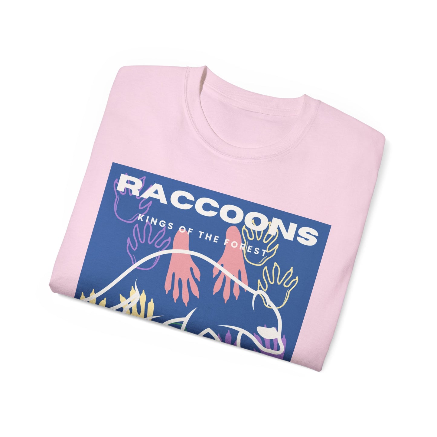 Camiseta unisex de algodón ultra fino Kings of City Forest Raccoons 