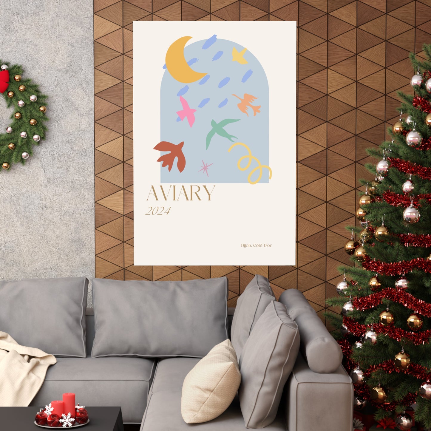 Aviary Vertical Posters