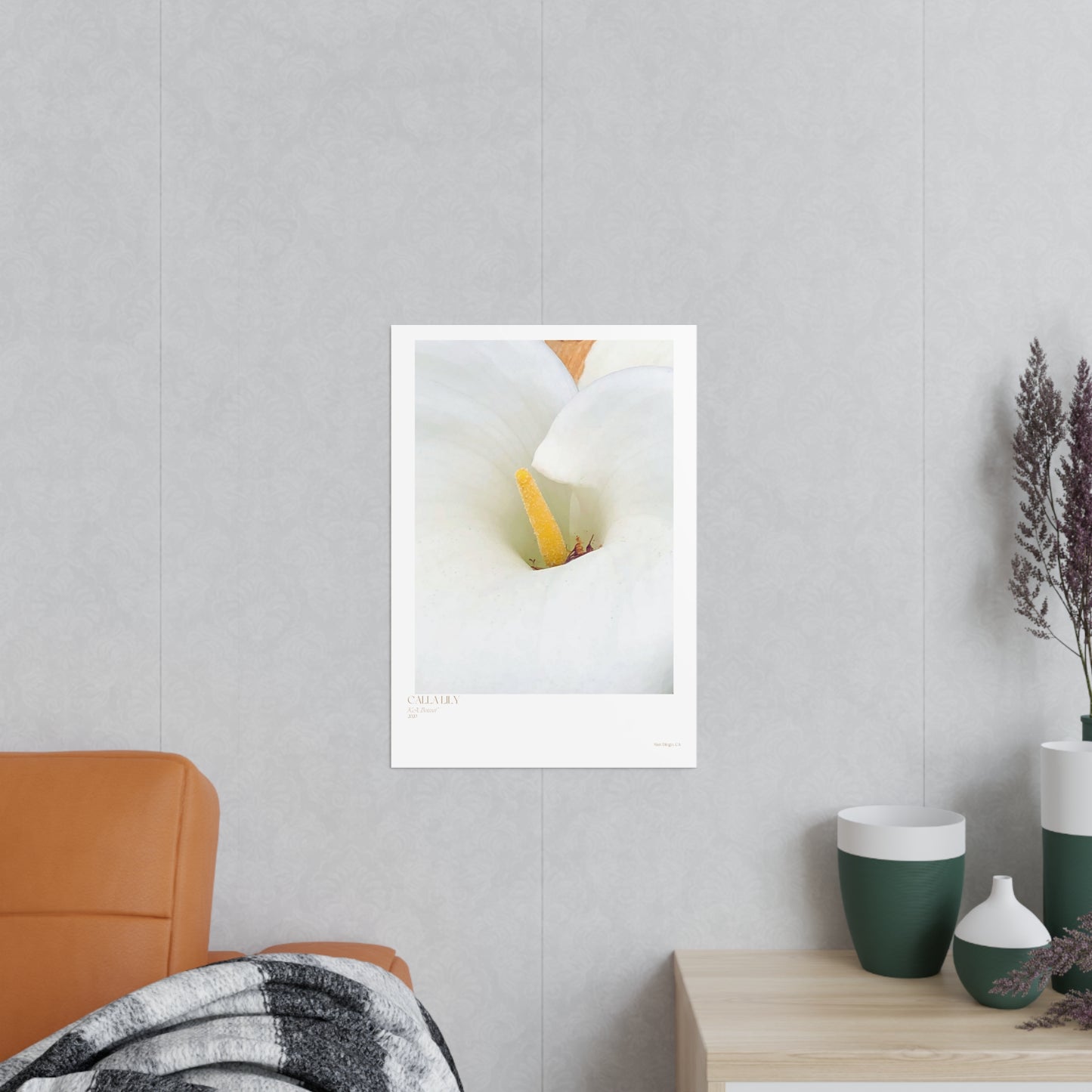 Calla Lily Photograph Vertical Posters EU