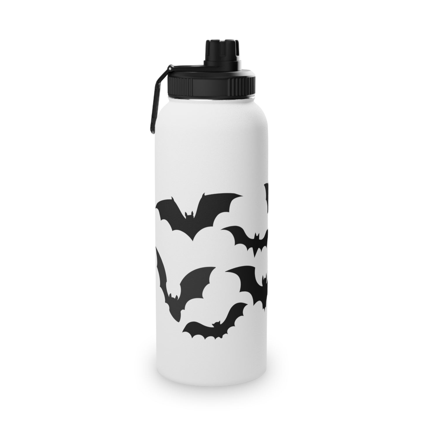 I Love Bats Steel Water Bottle, Standard Lid EU