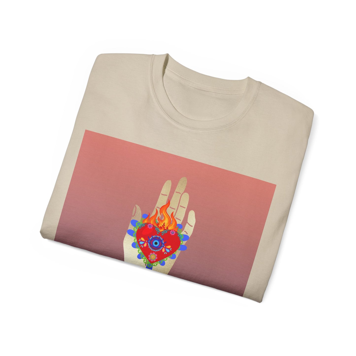 Passions Burning Heart Illustration Ultra Cotton Tee