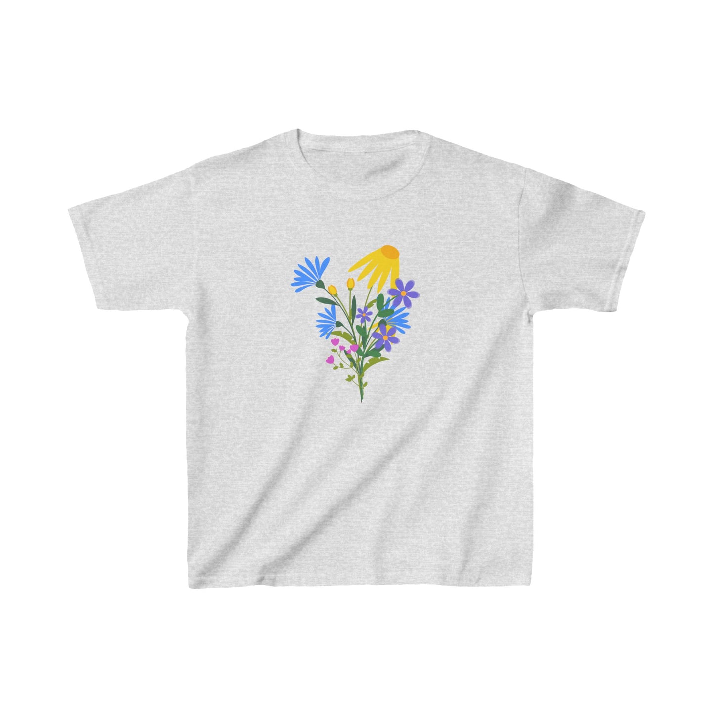 Spring Flowers Kids Heavy Cotton™ Tee