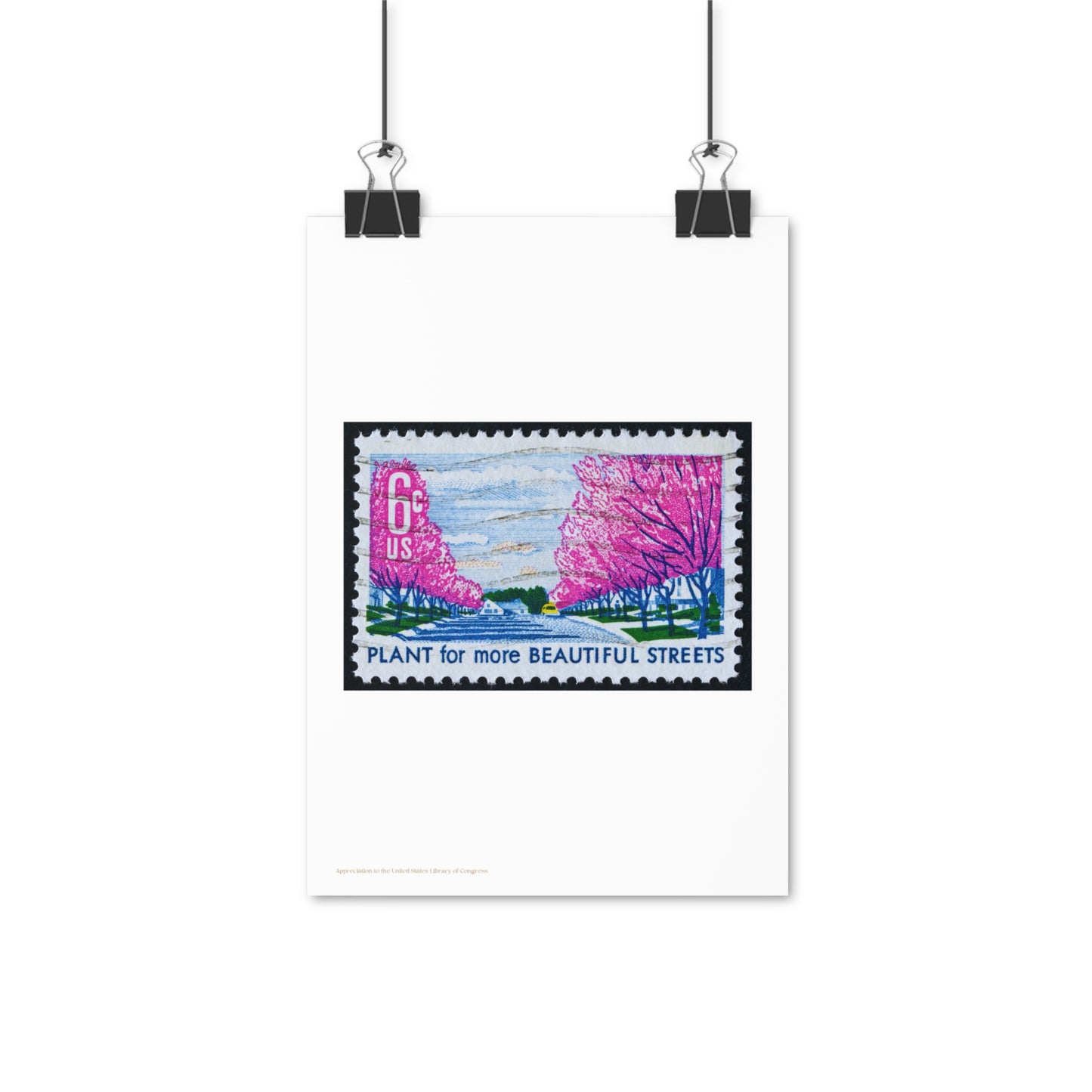 Beautiful Streets Stamp Vertical Poster EU