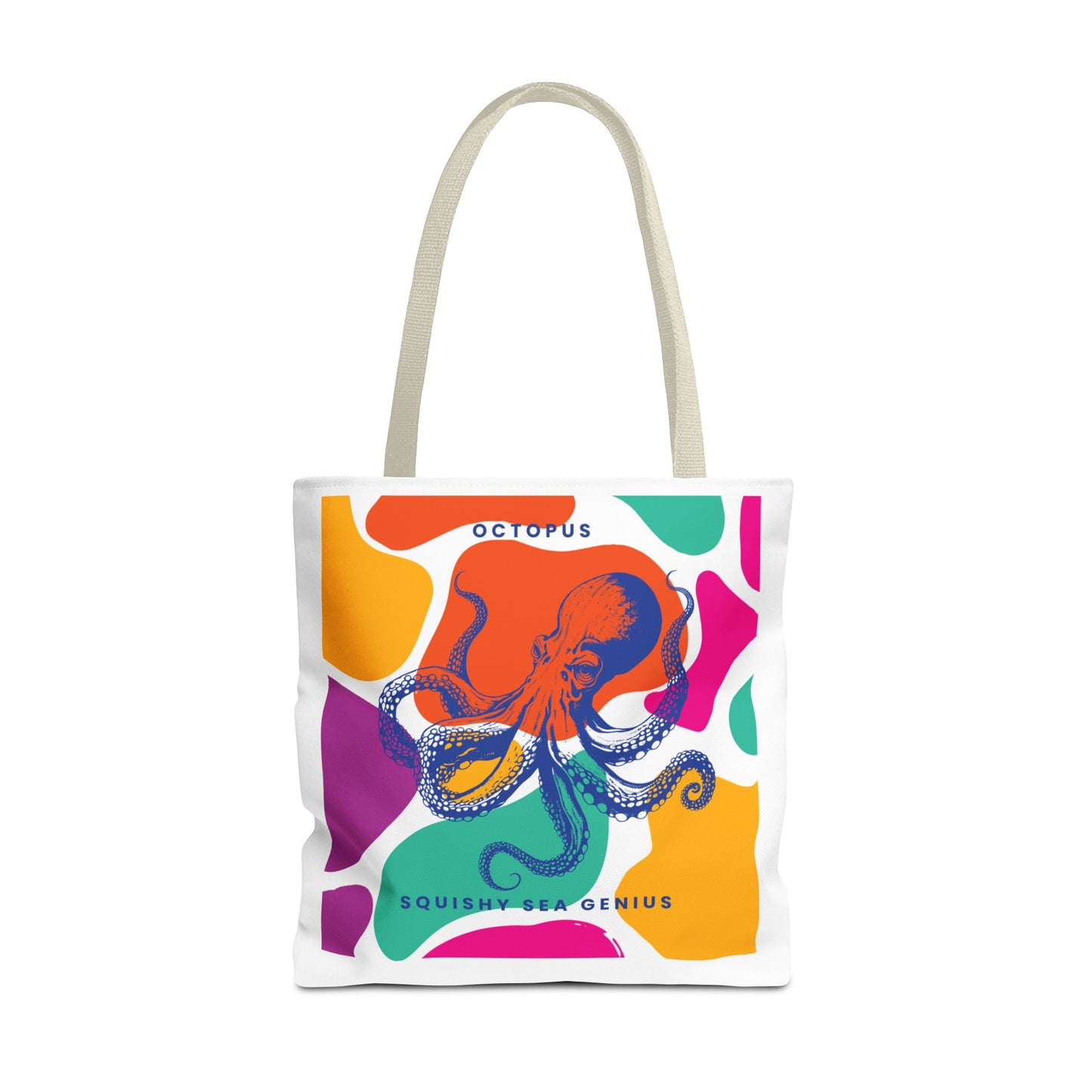 Squishy Sea Genius Octopus Tote Bag