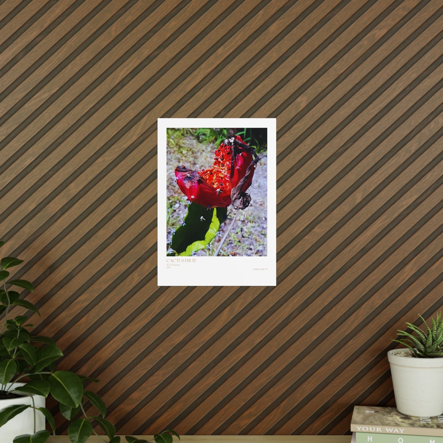 Cactus Fruit Photograph Vertical Posters EU