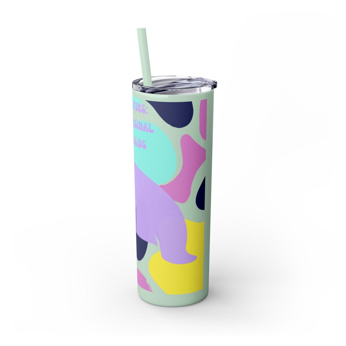 The Original Mermaid Manatee Tumbler with Straw, 20oz