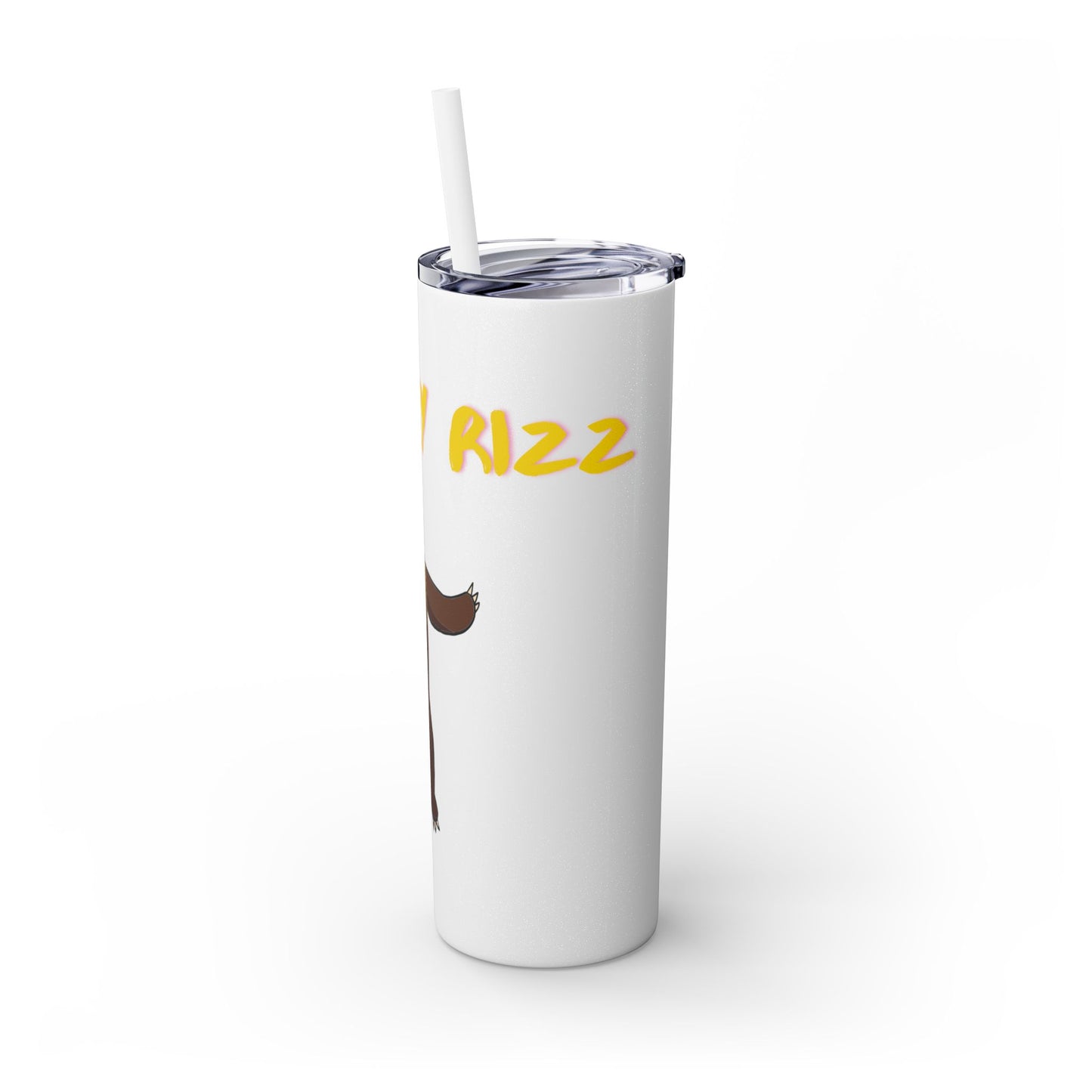 Grizzly Rizz Bear Tumbler with Straw, 20oz