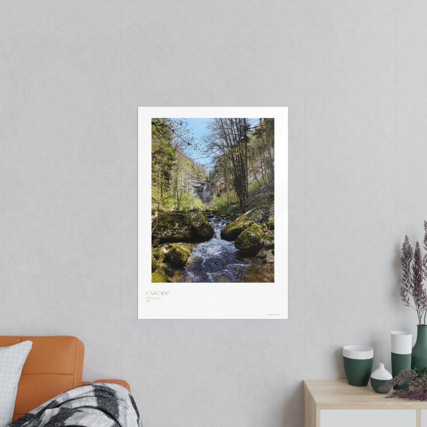 Cascade Photograph Vertical Posters EU