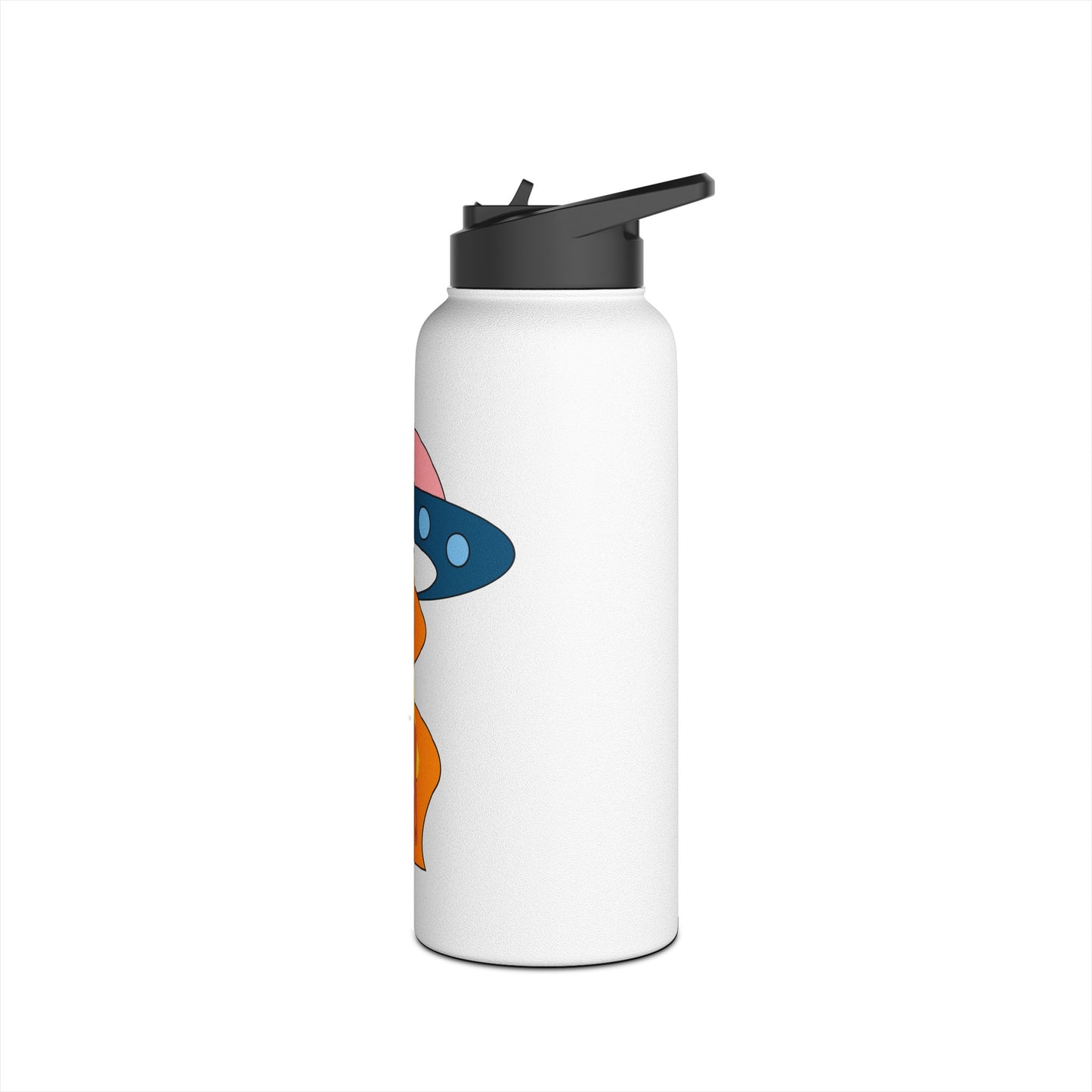 Bikini Abduction Stainless Steel Water Bottle, Standard Lid