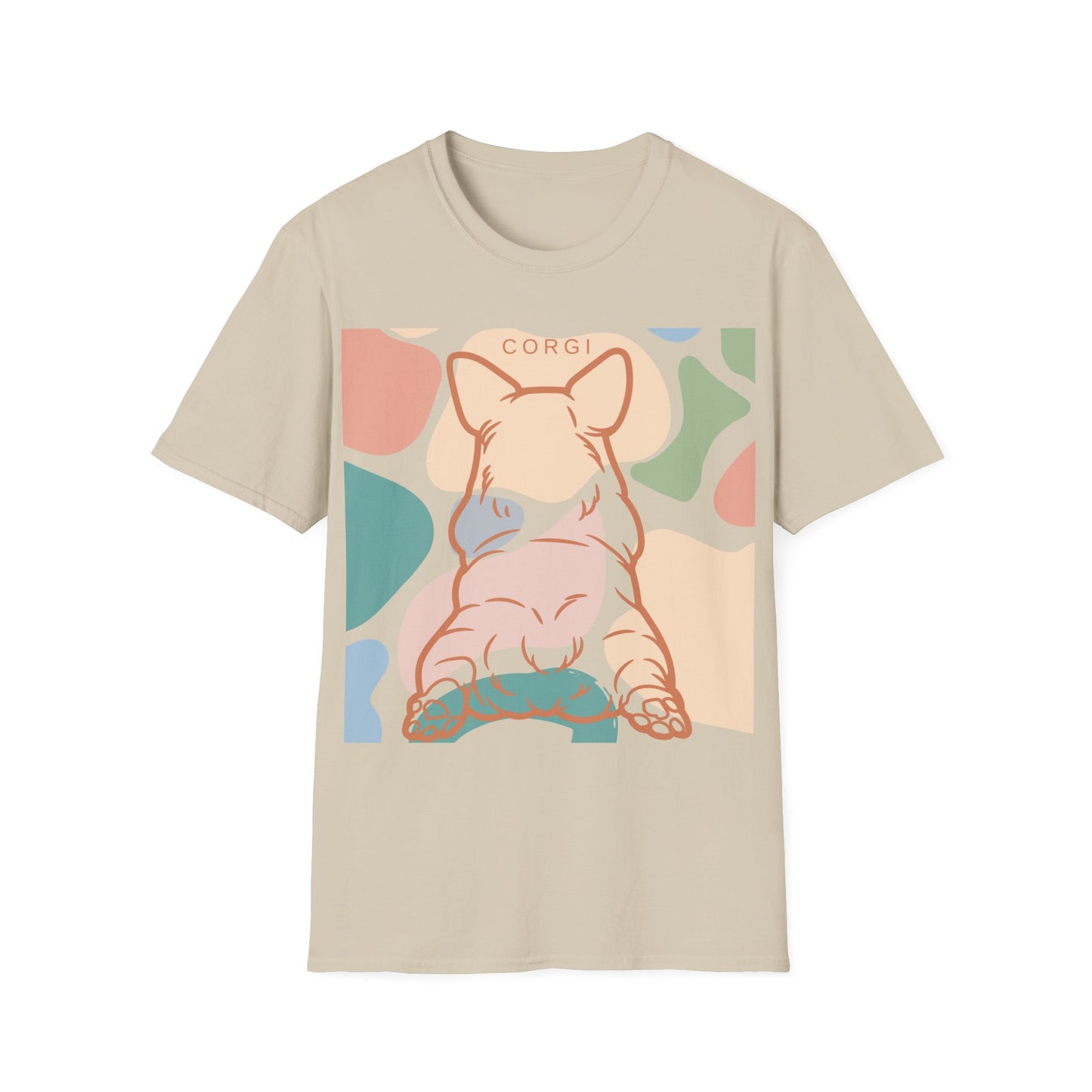 Cute Corgi Rump Unisex Softstyle T-Shirt