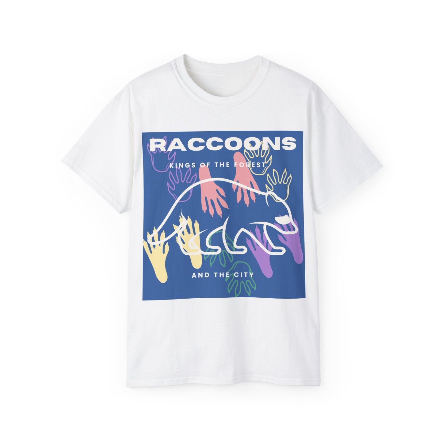 Kings of City Forest Raccoons Unisex Ultra Cotton Tee