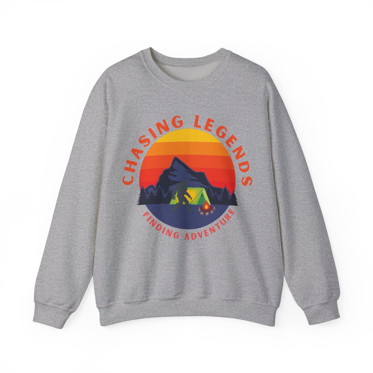 Bigfoot Adventure: Chasing Legends Unisex Heavy Blend™ Crewneck Sweatshirt EU