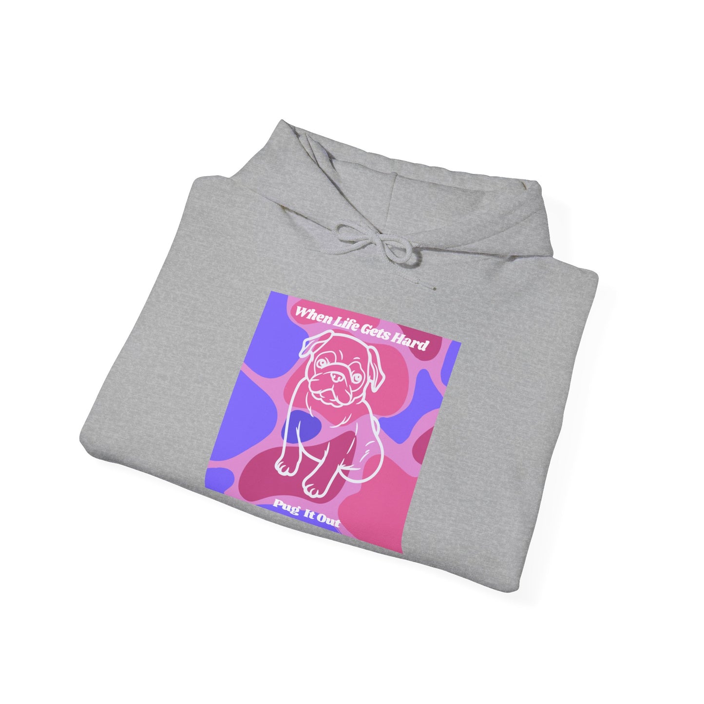 Charming Pug Unisex Heavy Blend™ Hooded Sweatshirt