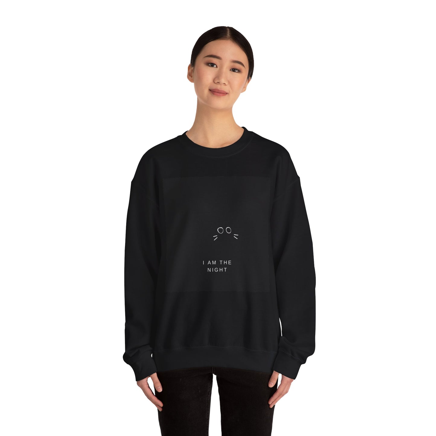 Black Cat Unisex Heavy Blend™ Crewneck Sweatshirt