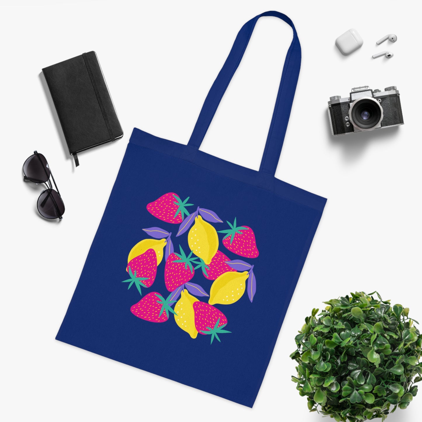 Lemons & Strawberries Tote Bag EU