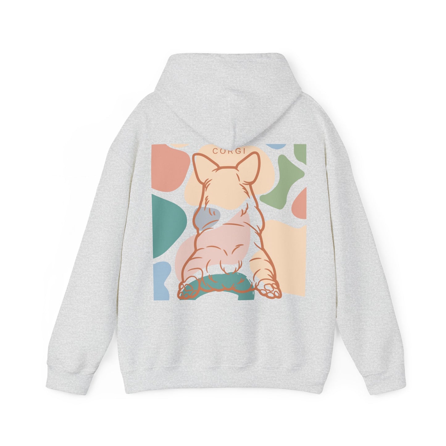 Cute Corgi Unisex Heavy Blend™ Hooded Sweatshirt  Two Sided EU