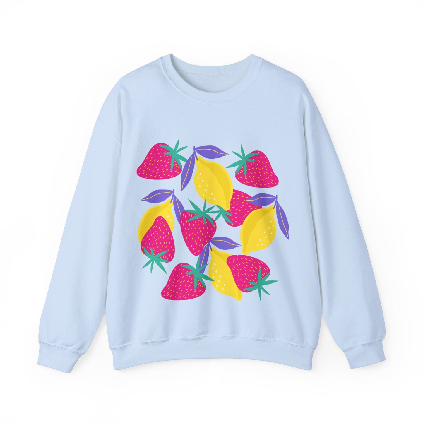 Lemons and Strawberries Unisex Heavy Blend™ Crewneck Sweatshirt EU