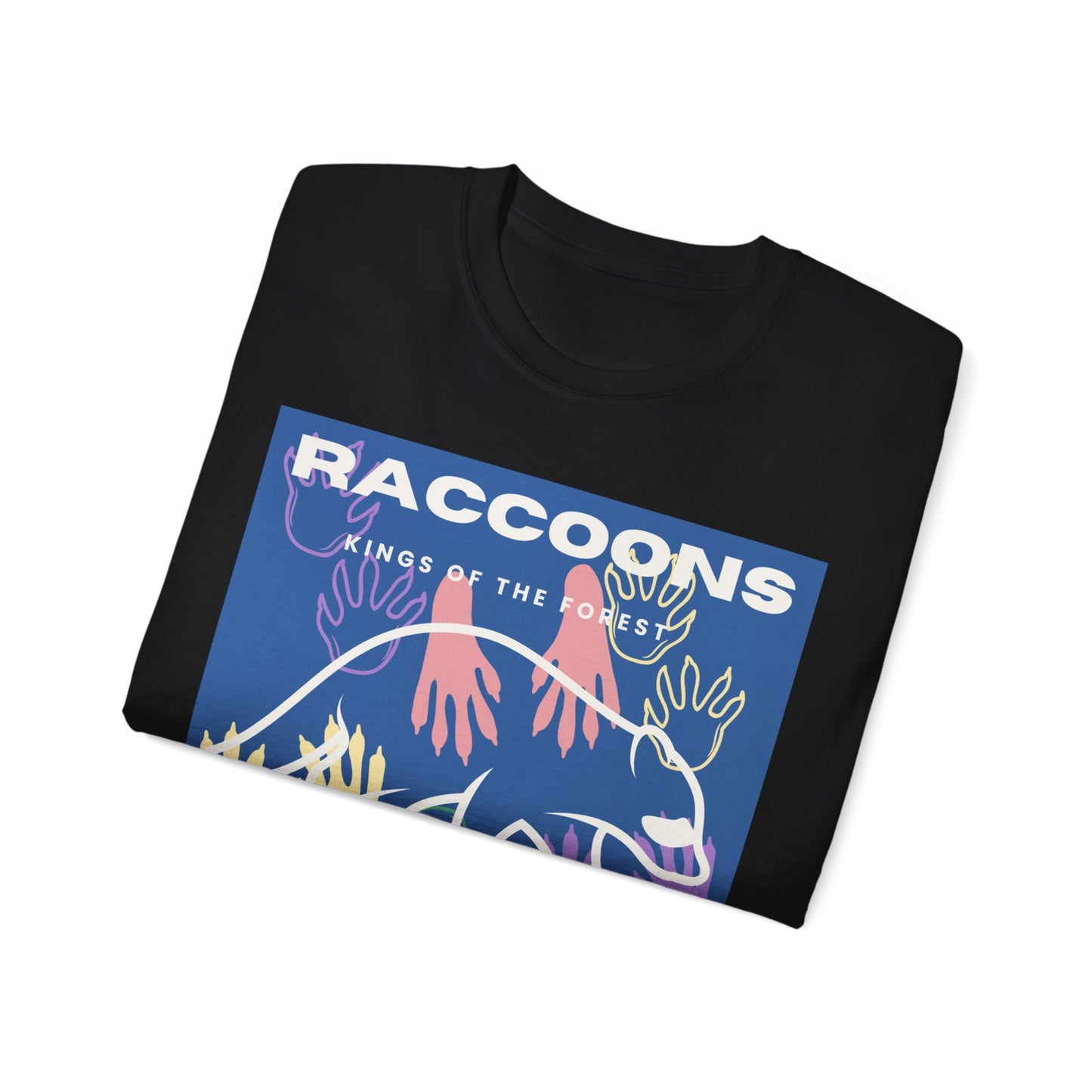 Camiseta unisex de algodón ultra fino Kings of City Forest Raccoons 