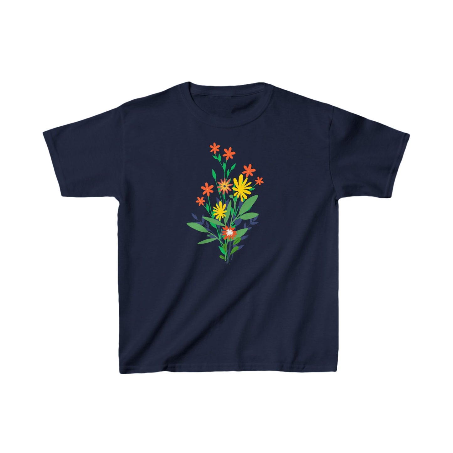 Summer Flowers Kids Heavy Cotton™ Tee