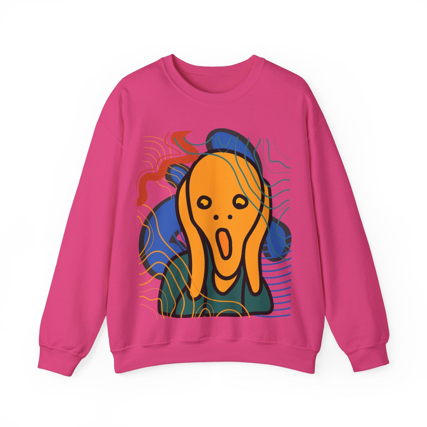 Scream and Squiggles Unisex Heavy Blend™ Crewneck Sweatshirt EU